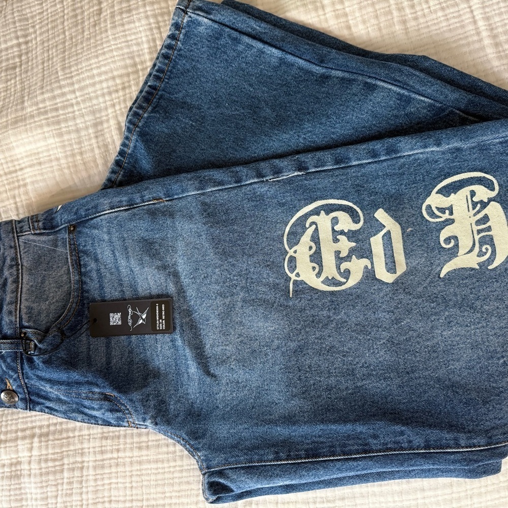 Ed Hardy Dark Blue Relaxed women’s Jeans - Picture 8 of 15